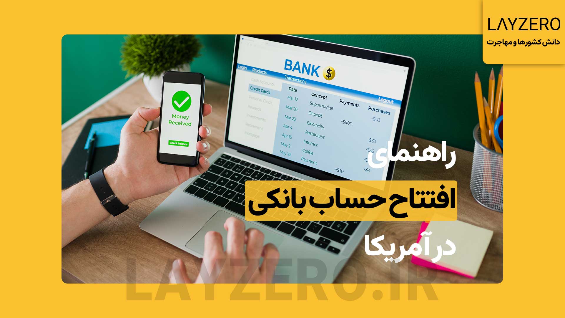 راهنمای افتتاح حساب بانکی در آمریکا (افراد مقیم دائم و غیر مقیم)