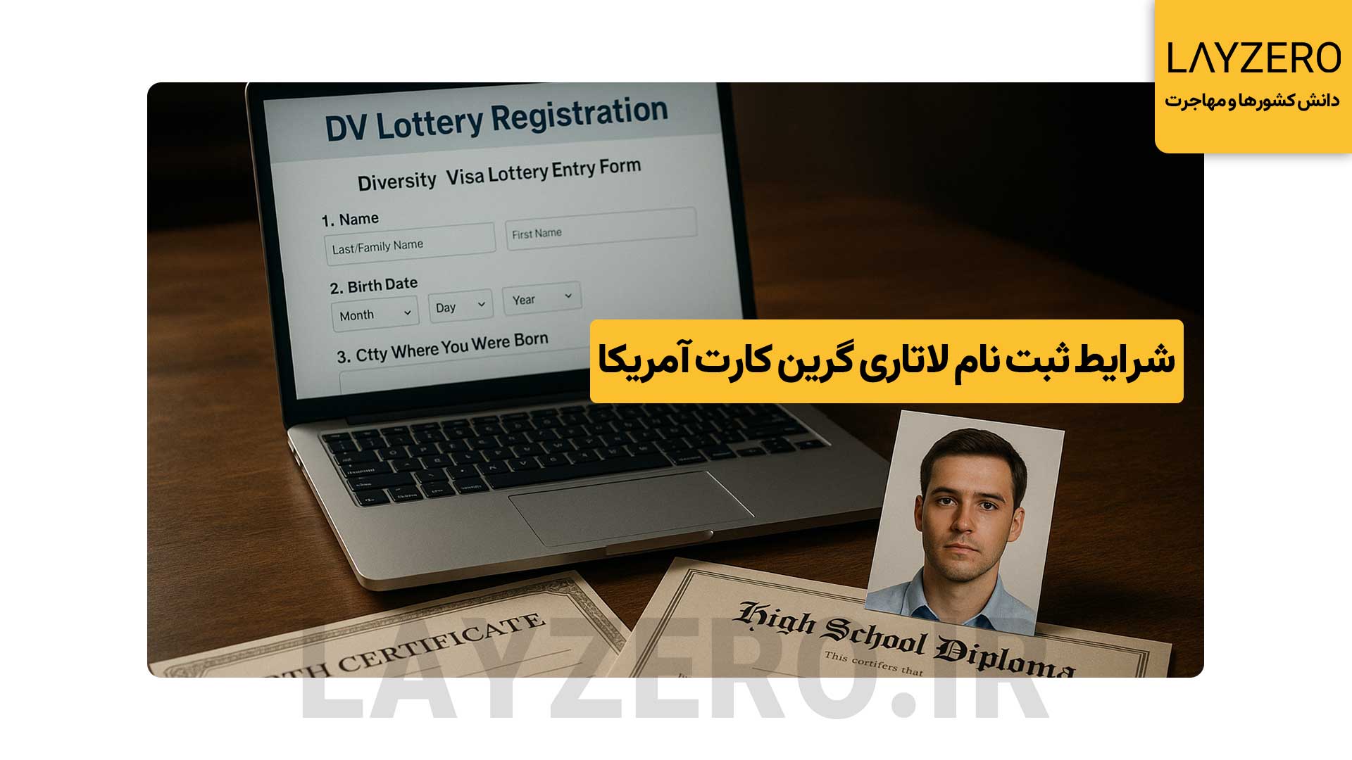 شرایط ثبت نام لاتاری گرین کارت آمریکا 2027